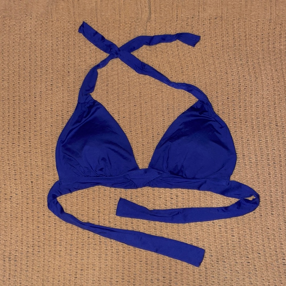 Bisou Bisou Blue bikini top D